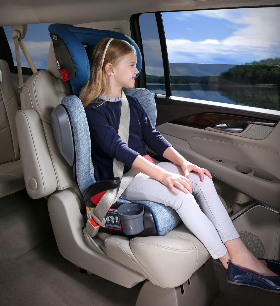 Car seat safety - keep a child in a booster seat until they are 148cm tall.